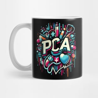 Tie Dye PCA Cute Nurse Day CNA RN Nurse Week Nursing Mug